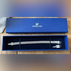 Swarovski 3-Row Crystal Bracelet